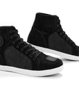 ILM Motorcycle Shoes Motocross Riding Waterproof Anti-Slip Leather Reinforced Street Shoe for Men Women Model UB207