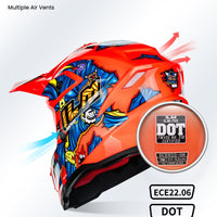 ILM Youth ATV Helmet Kids Dirt Bike Helmet Model Z705