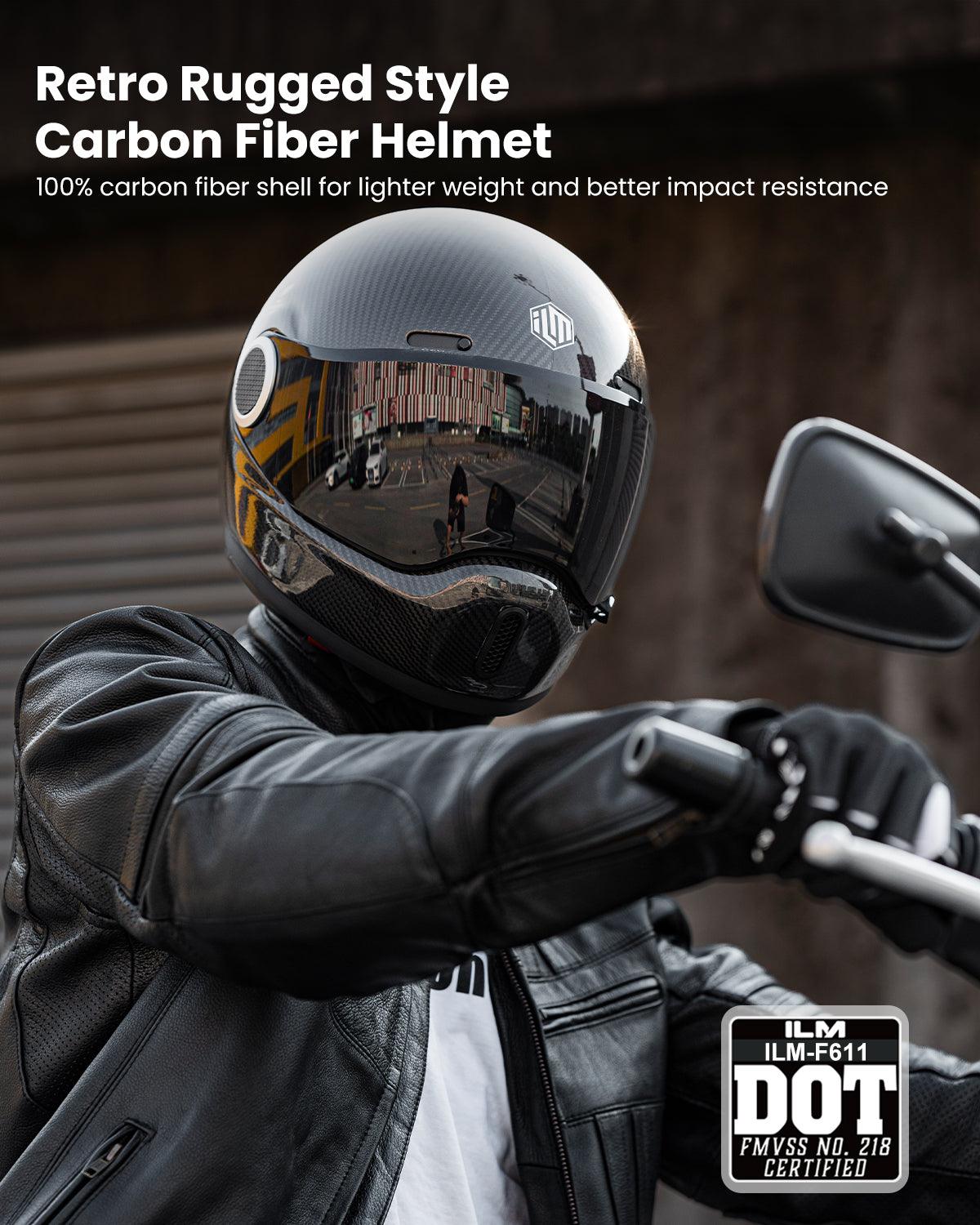 GDM Rebel Retro Motorcycle Helmet (GDM Rebel Snap Flip up