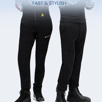 ILM Motorcycle Riding Pants Armor Flow with Pads Summer Lightweight Mesh Pants Model AFP01