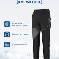 ILM Motorcycle Riding Pants Armor Flow with Pads Summer Lightweight Mesh Pants Model AFP01