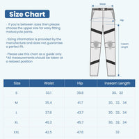 ILM Motorcycle Riding Pants Armor Flow with Pads Summer Lightweight Mesh Pants Model AFP01