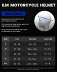 ILM Full Face Motorcycle Helmets Powersports Street Racing Cascos para Motos Model MF510