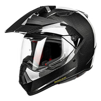 ILM Carbon Fibre Snell M2020D Full Face Motorcycle Adventure Helmet Model L13