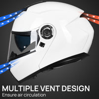 ILM Motorcycle Modular Full Face Helmet Model 159