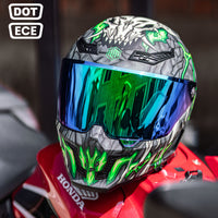 ILM Full Face Motorcycle Helmets Racing Helmet Model MF509