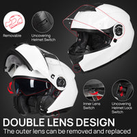 ILM Motorcycle Modular Full Face Helmet Model 159