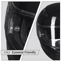 ILM Motorcycle Snowmobile Full Face Helmet Model 129