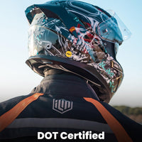 ILM Full Face MIPS Motorcycle Helmet Model 129M