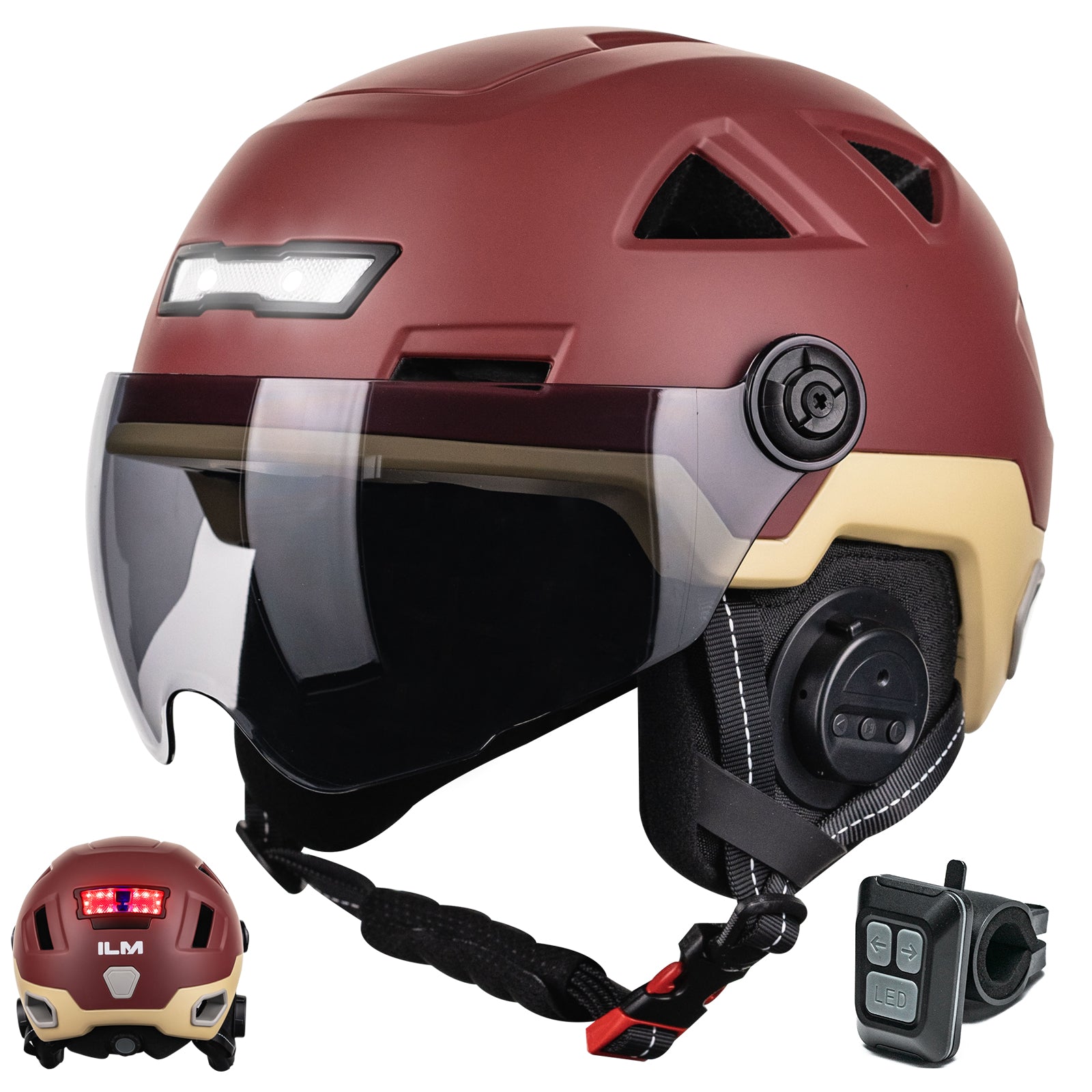 ILM Smart Helmet for Scooters Model E312LS