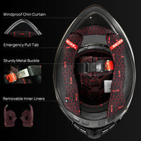 ILM Full Face Motorcycle Helmet Model Z501