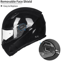 ILM Motorcycle Snowmobile Full Face Helmet Model 129