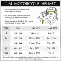 ILM Motorcycle Full Face Modular Helmet Model 909F