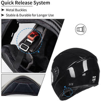 ILM Motorcycle Snowmobile Full Face Helmet Model 129