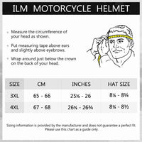 ILM Motorcycle Snowmobile Full Face Helmet Model 129