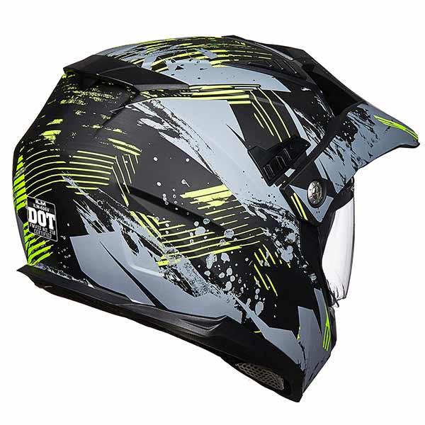 Off road helmet with visor online