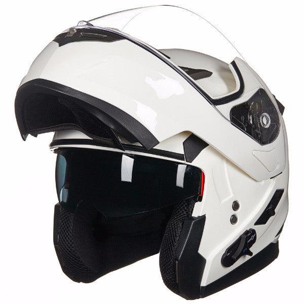 ILM Bluetooth Integrated Modular Flip up Full Face Motorcycle Helmet M