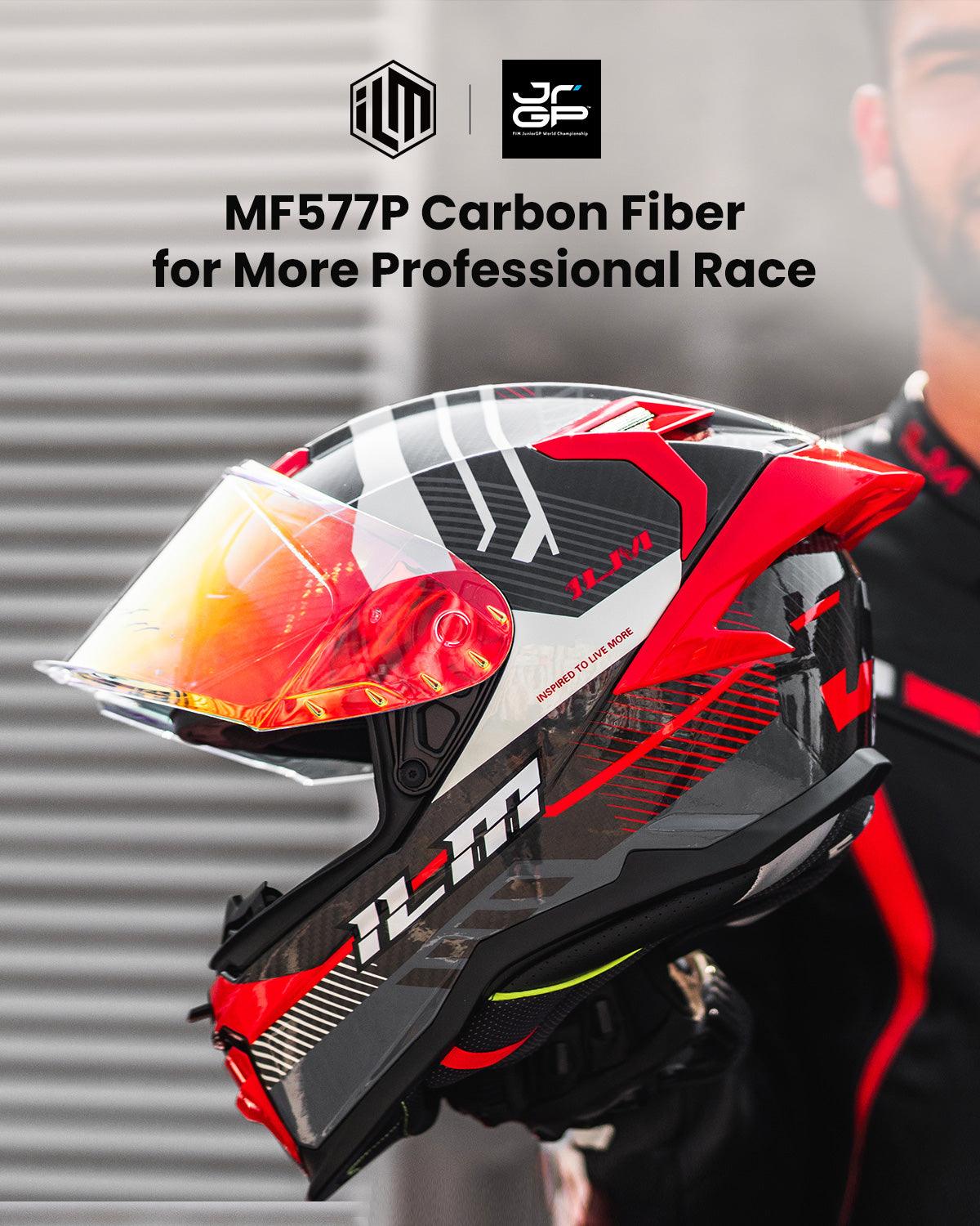 ILM Carbon Fiber Motorcycle Helmets Full Face Racing Helmet ILM Carbon Fiber Motorcycle Helmets Full Face Racing Helmet