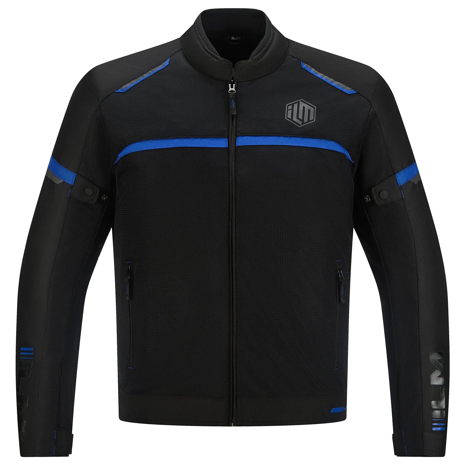ILM Motorcycle Riding Jacket with Mesh CE Armor Dual Sport Protective Model JAM1 - ILM