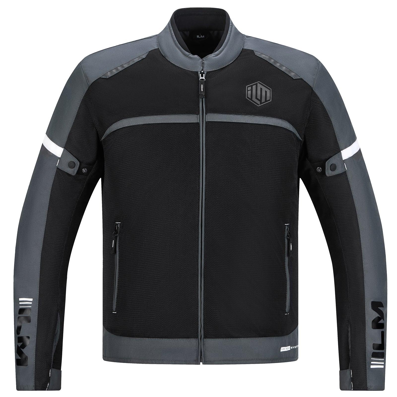ILM Motorcycle Riding Jacket with Mesh CE Armor Dual Sport Protective Model JAM1 - ILM