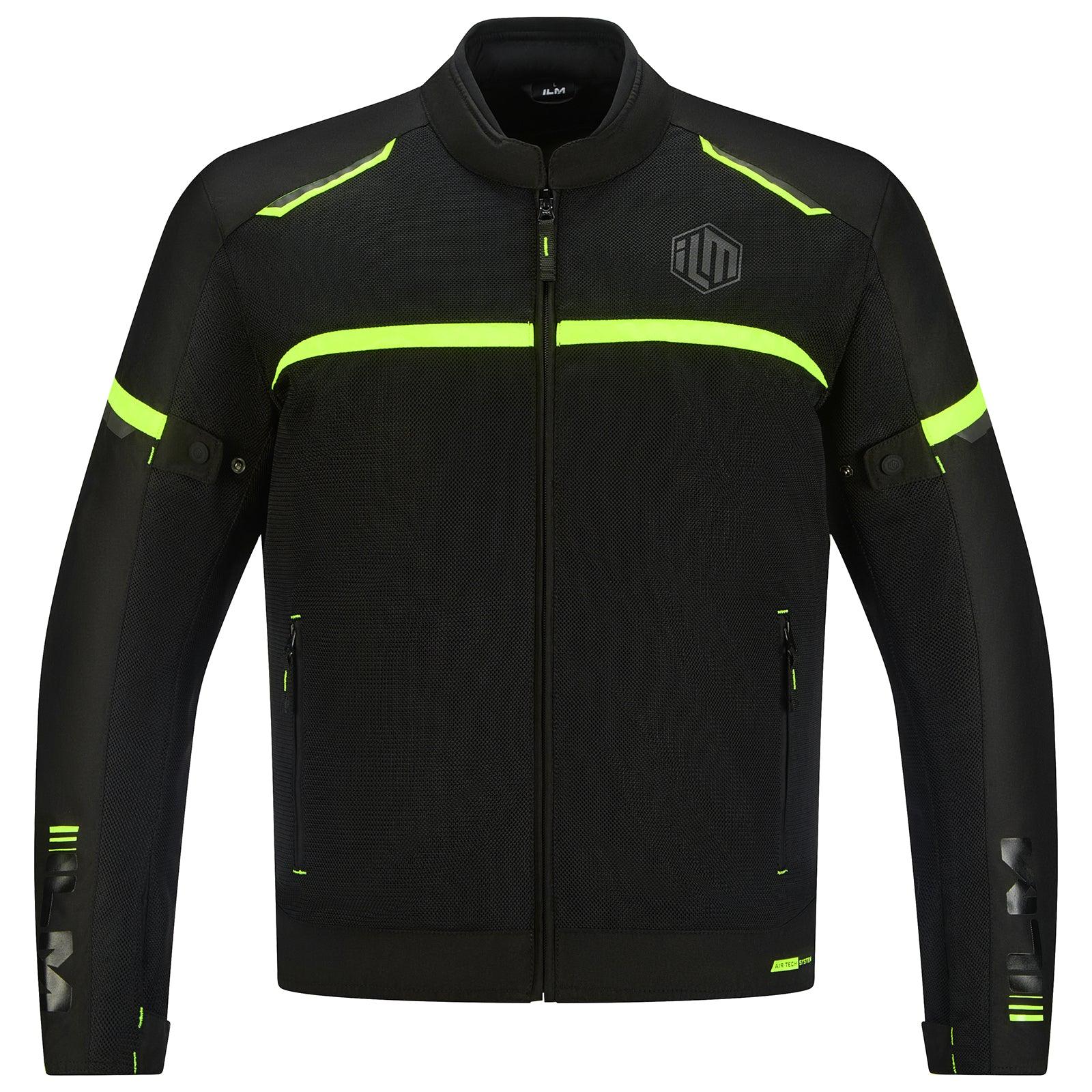 ILM Motorcycle Riding Jacket with Mesh CE Armor Dual Sport Protective Model JAM1 - ILM