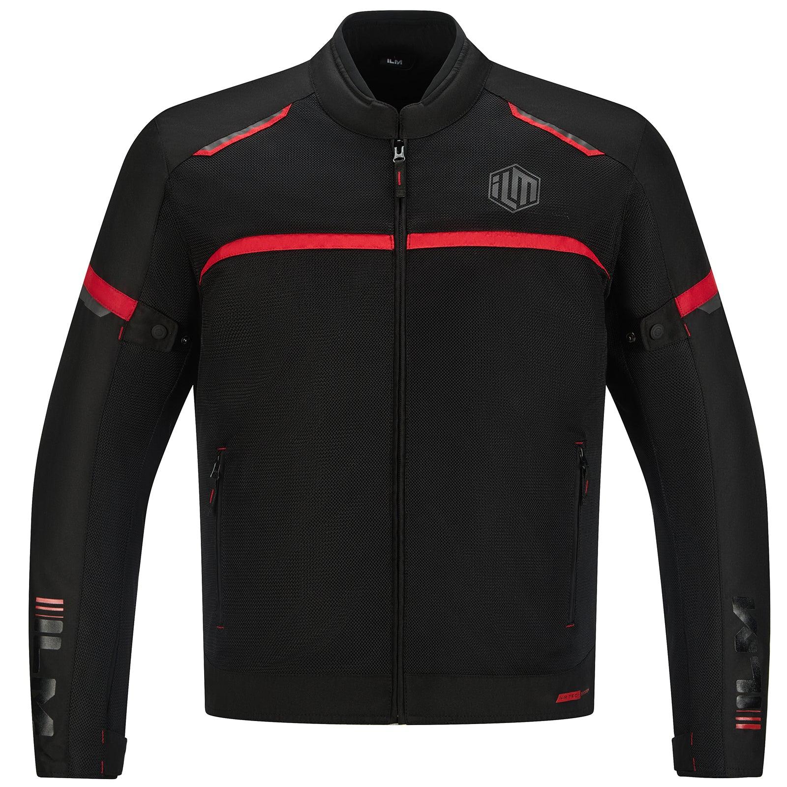 ILM Motorcycle Riding Jacket with Mesh CE Armor Dual Sport Protective