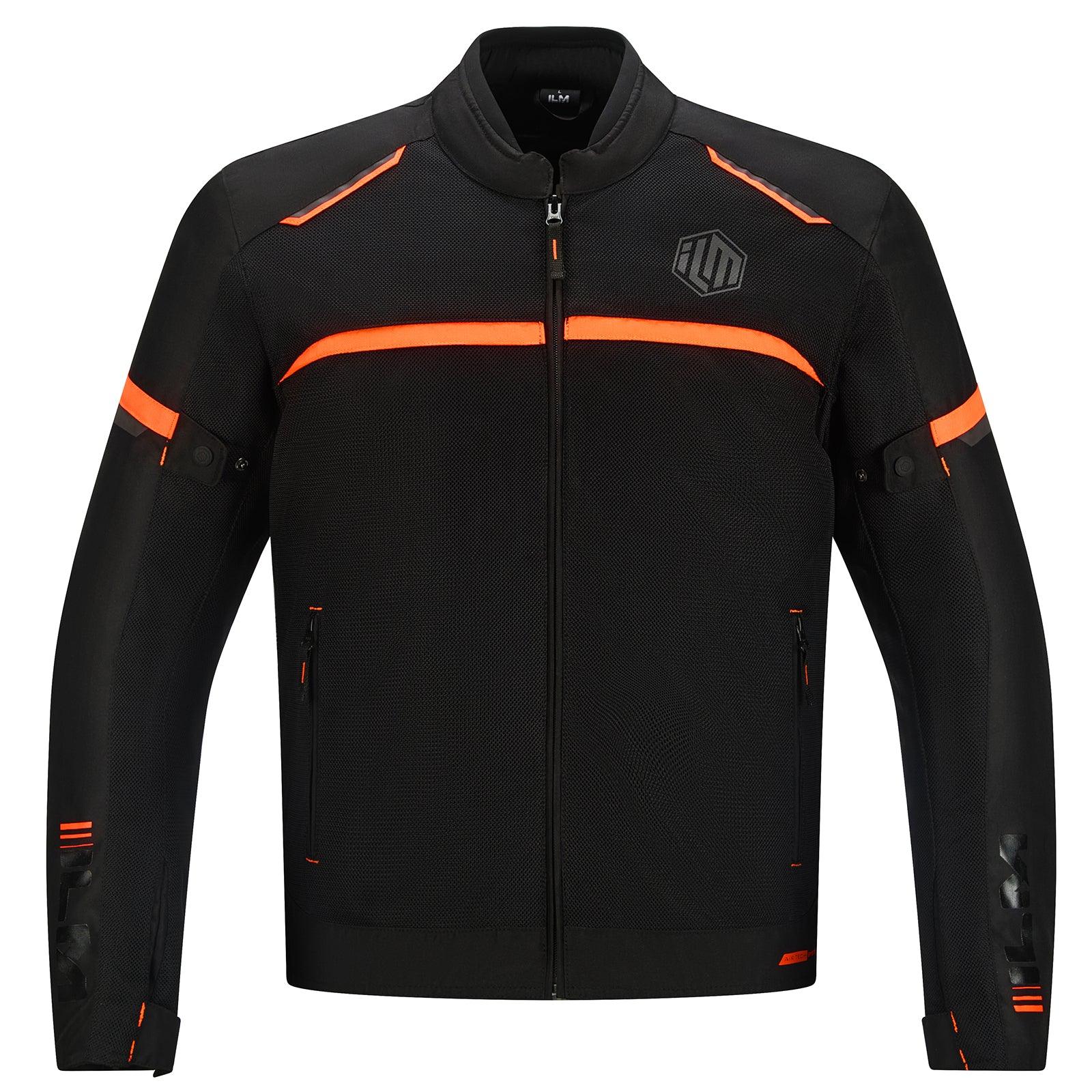 ILM Motorcycle Riding Jacket with Mesh CE Armor Dual Sport Protective Model JAM1 - ILM