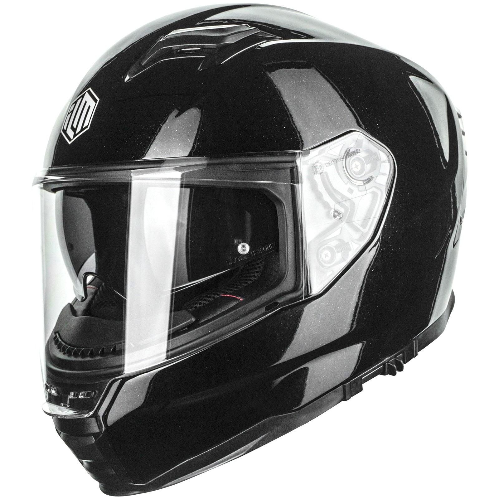 ILM Full Face Motorcycle Helmet Lightweight Fiberglass DOT ECE Model MF522P - ILM