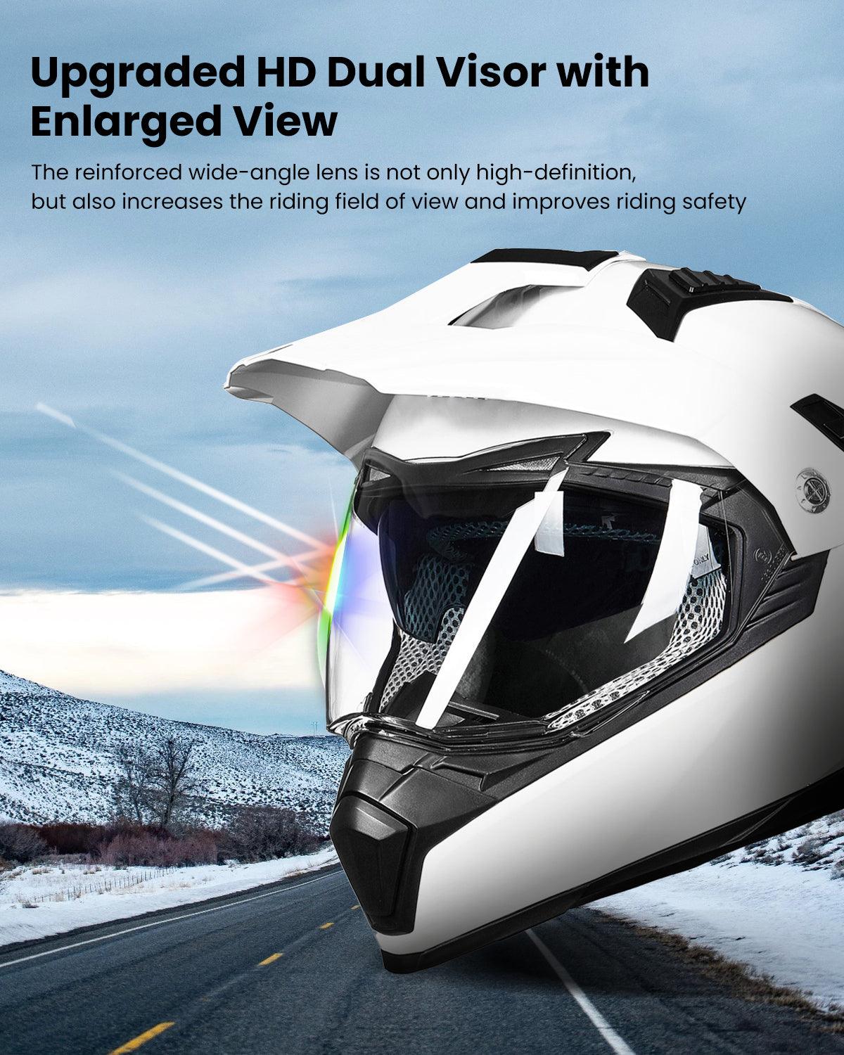 ILM Off Road Motorcycle Dual Sport Helmet Model 606V - ILM