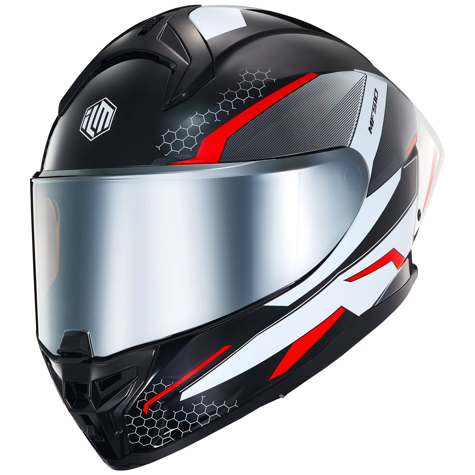 ILM Full Face Motorcycle Helmets Powersports Street Racing Cascos para Motos Model MF510