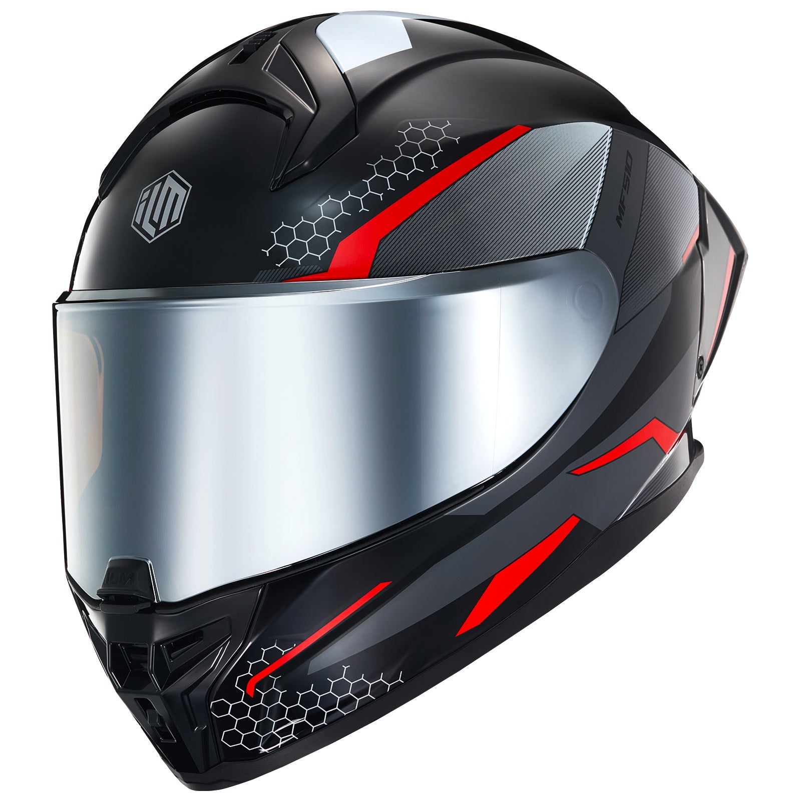 ILM Full Face Motorcycle Helmets Powersports Street Racing Cascos para Motos Model MF510