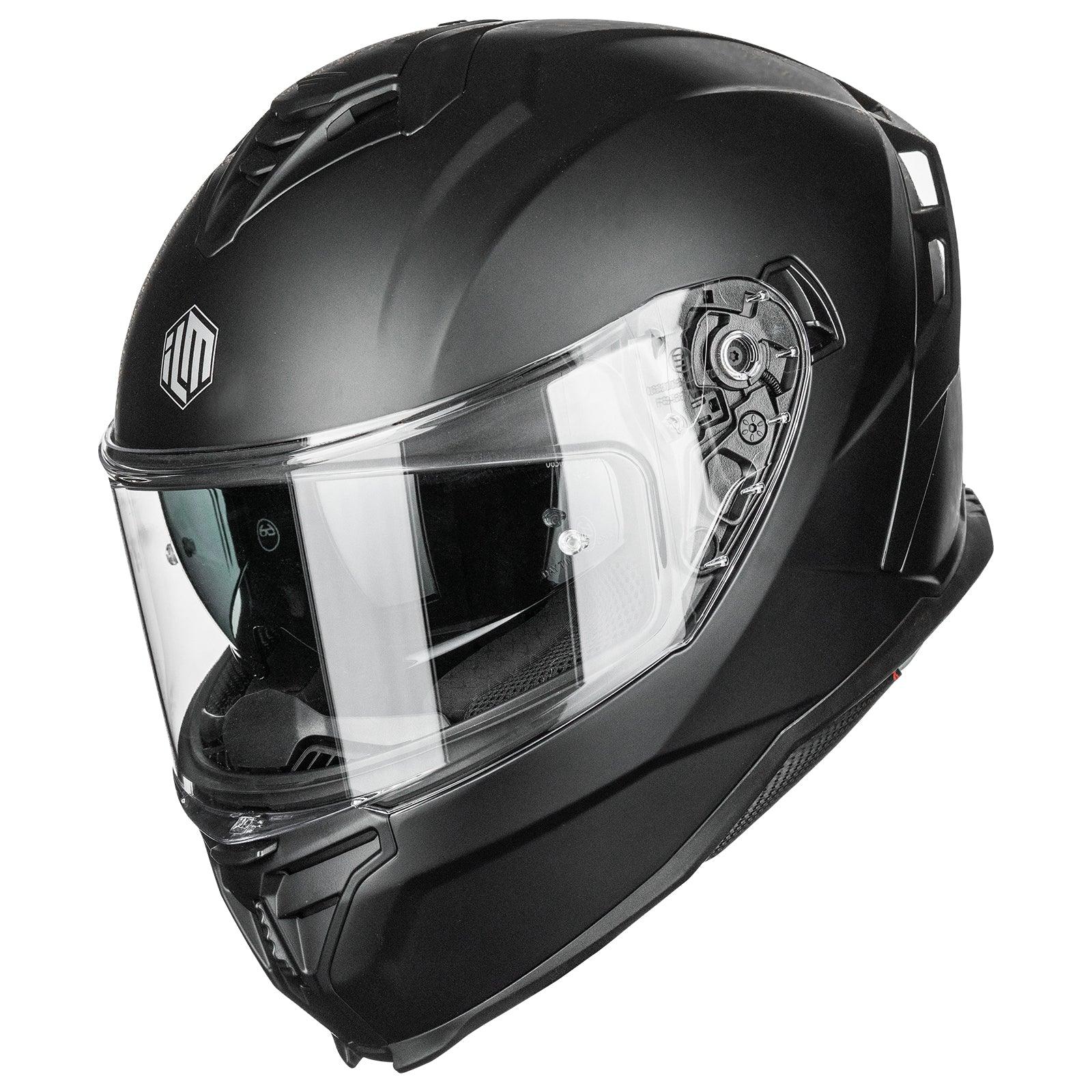 Street Racing Helmets ILM Motorcycle Full Face Street Racing Helmet Model MF567