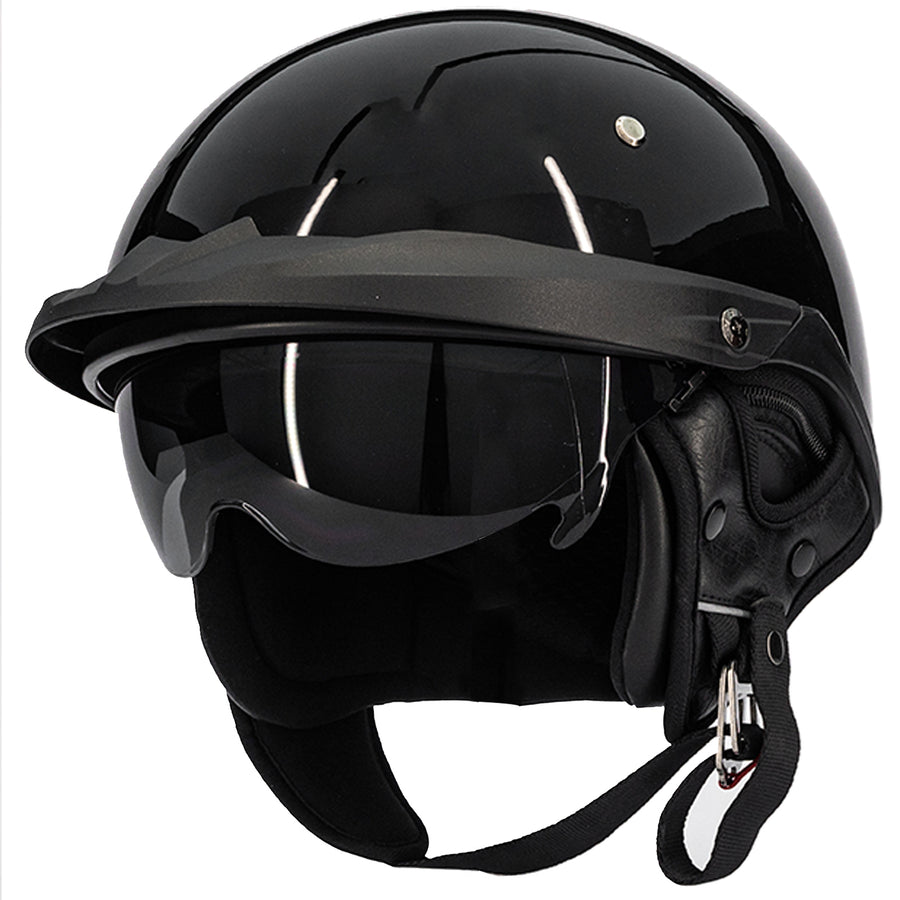 ILM Open Face Motorcycle Half Helmet Model P118