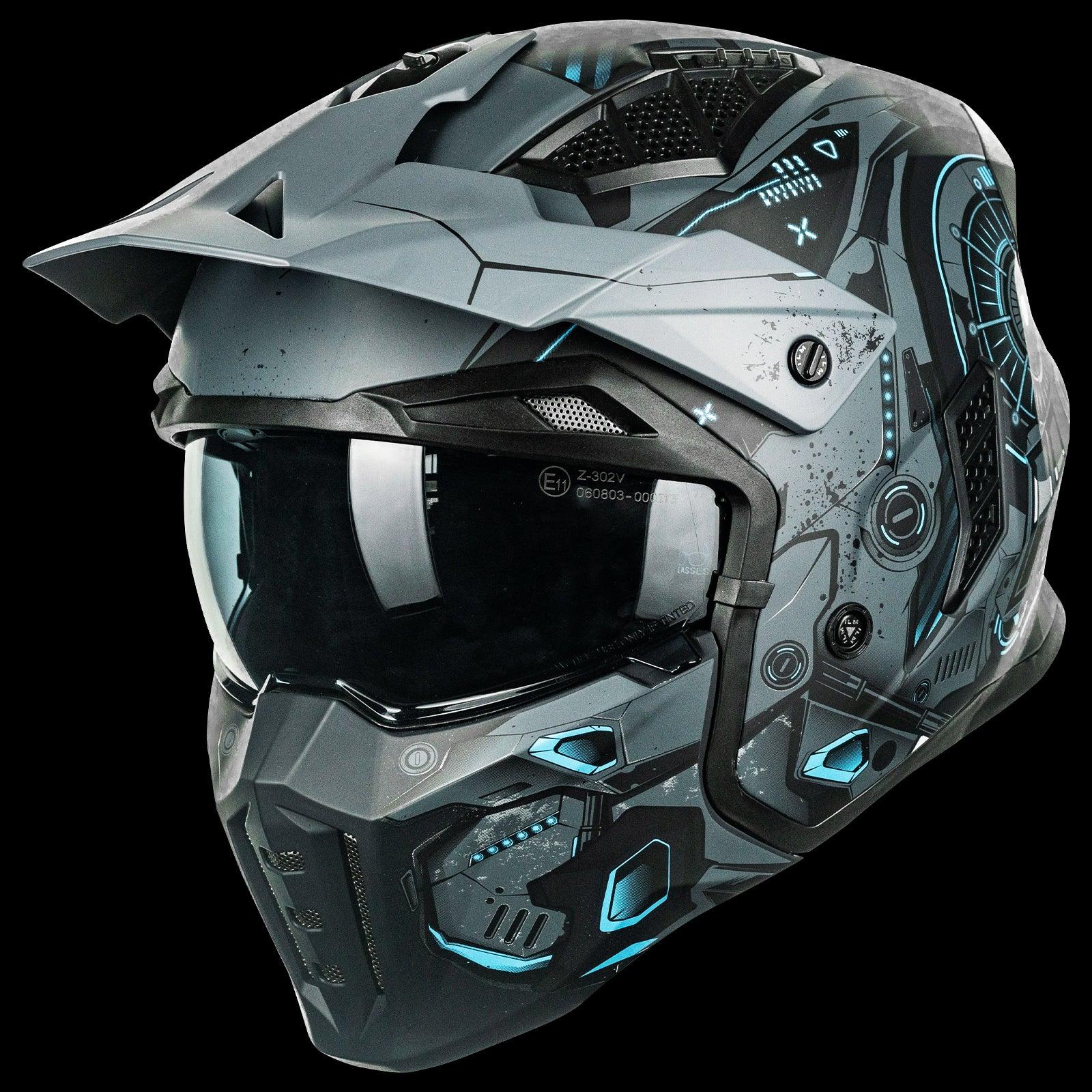 ILM Open Face Motorcycle 3/4 Half Helmet Model Z302 - ILM