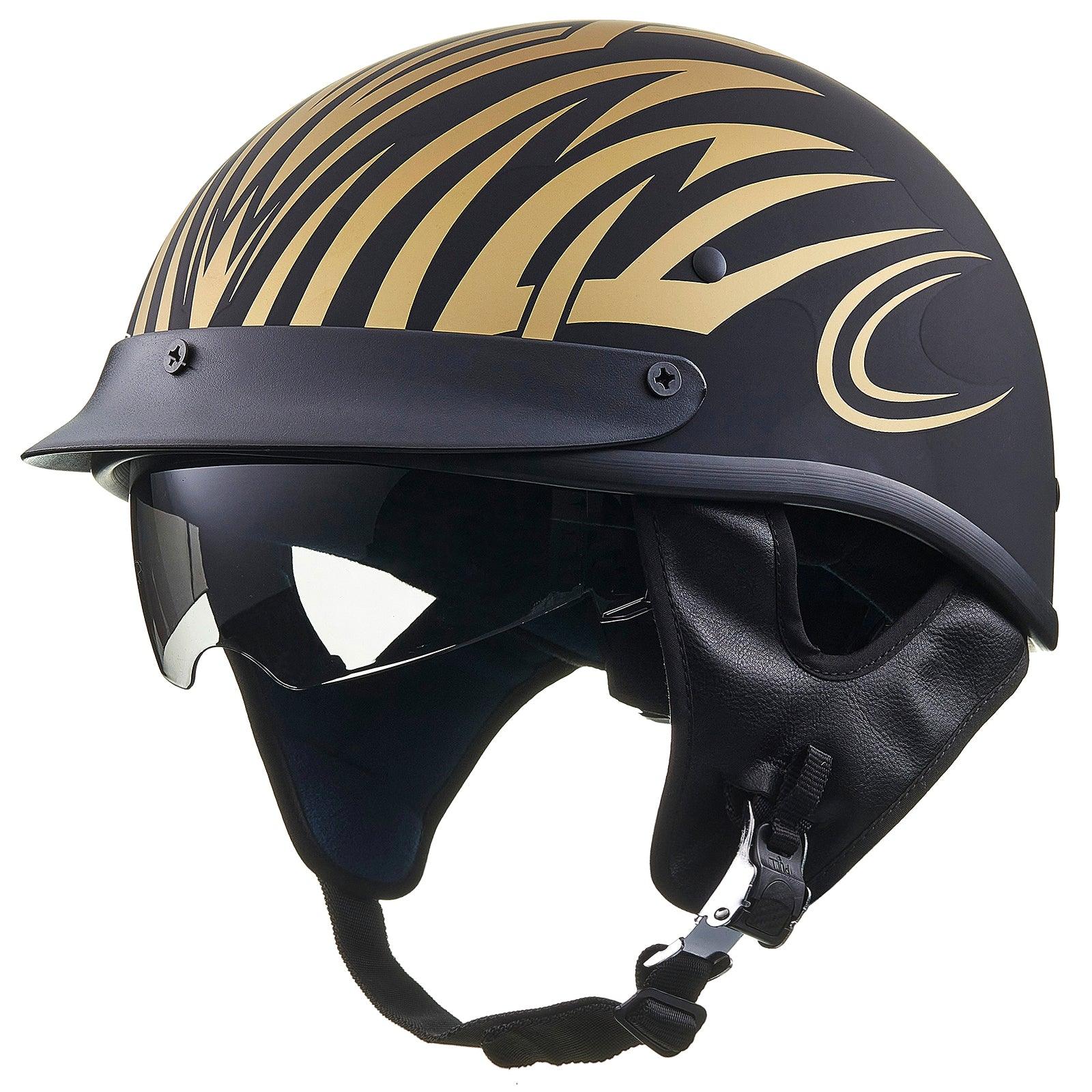 ILM Half Helmet Open Face Motorcycle Helmet Model 210V - ILM