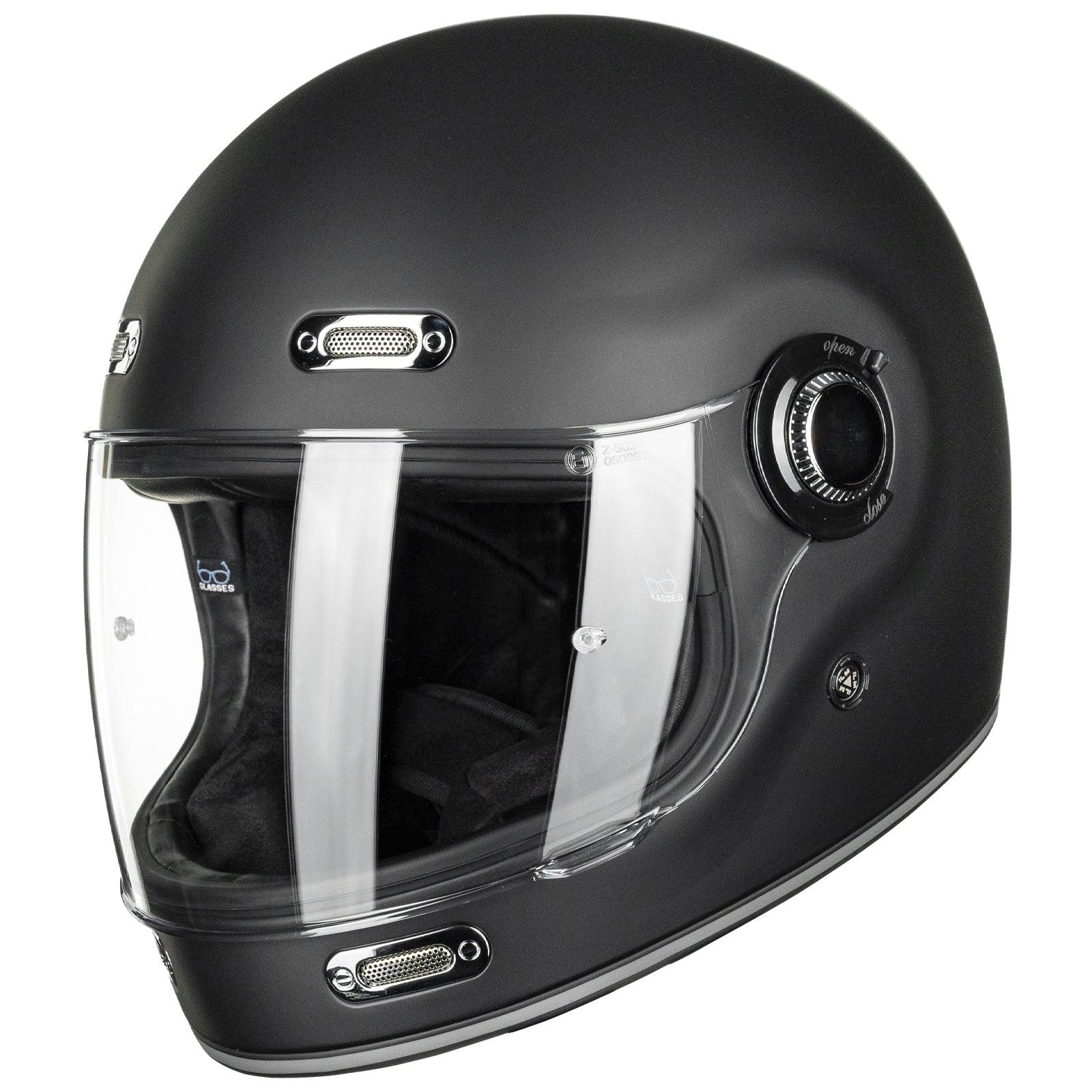 ILM Retro Full Face Motorcycle Helmet Model Z503 - ILM