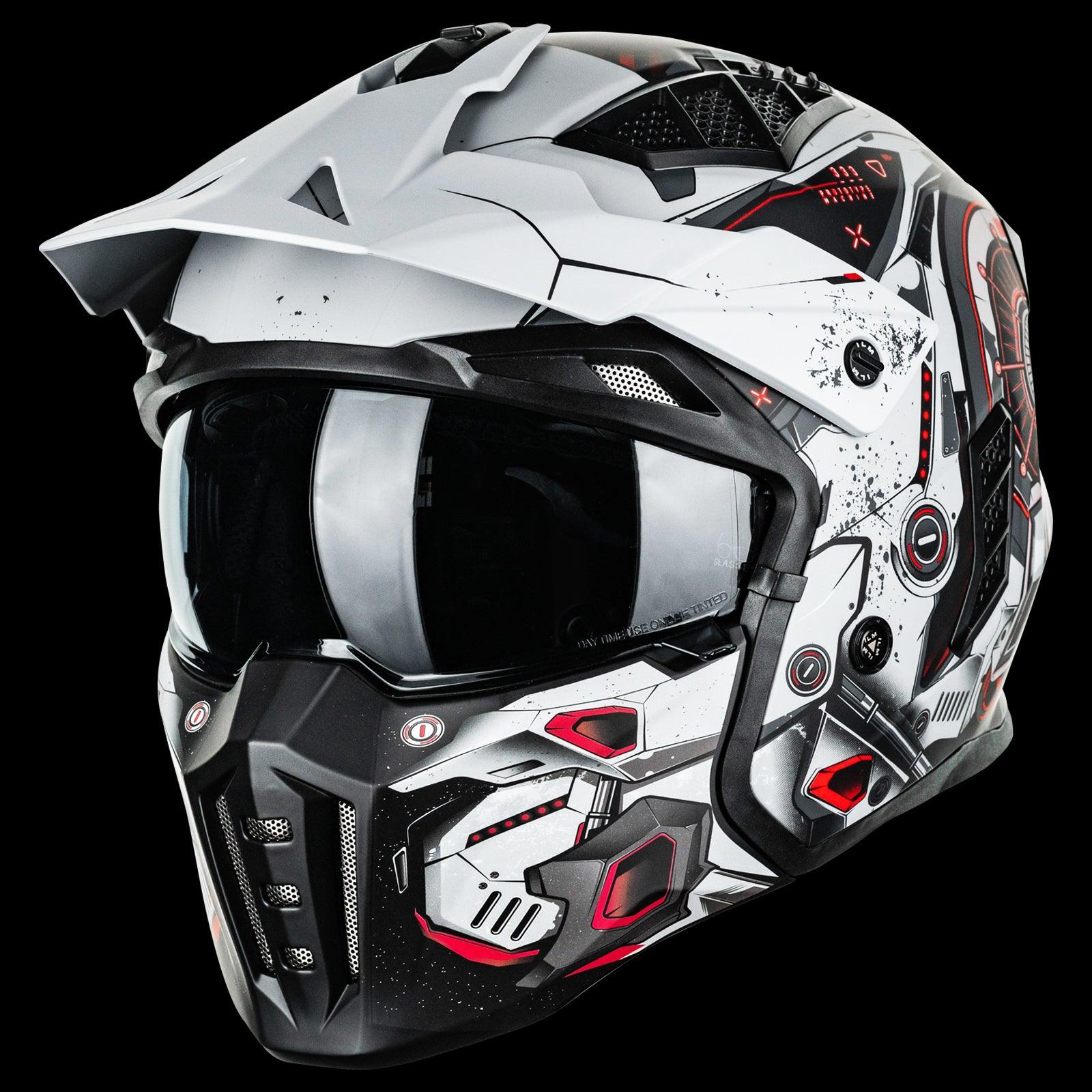 ILM Open Face Motorcycle 3/4 Half Helmet Model Z302 - ILM