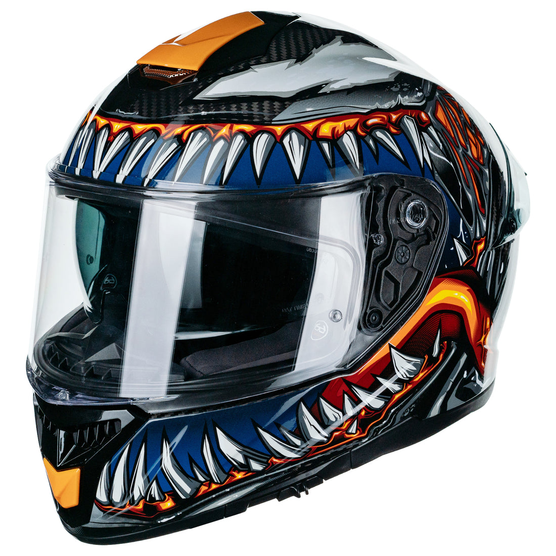 ILM Full Face Motorcycle Carbon Fiber Helmet Model 861C