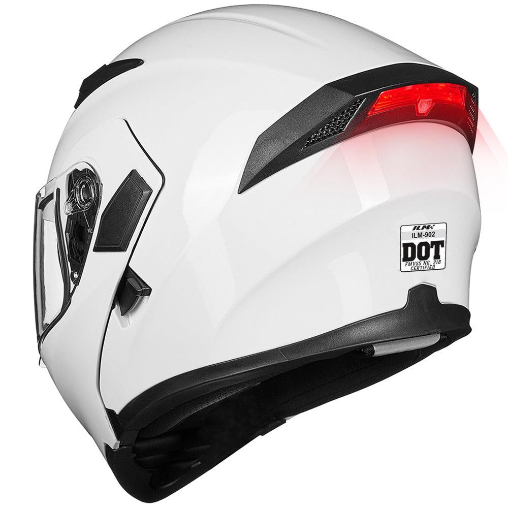 ILM Motorcycle Modular Full Face Helmet Model 902LED - ILM