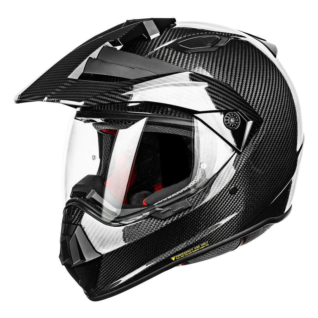 ILM Carbon Fiber Snell M2020D Full Face Motorcycle Adventure Helmet Model L13