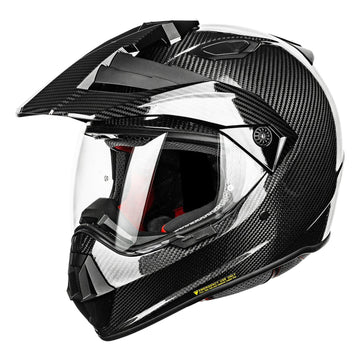 ILM Carbon Fibre Snell M2020D Full Face Motorcycle Adventure Helmet Model L13