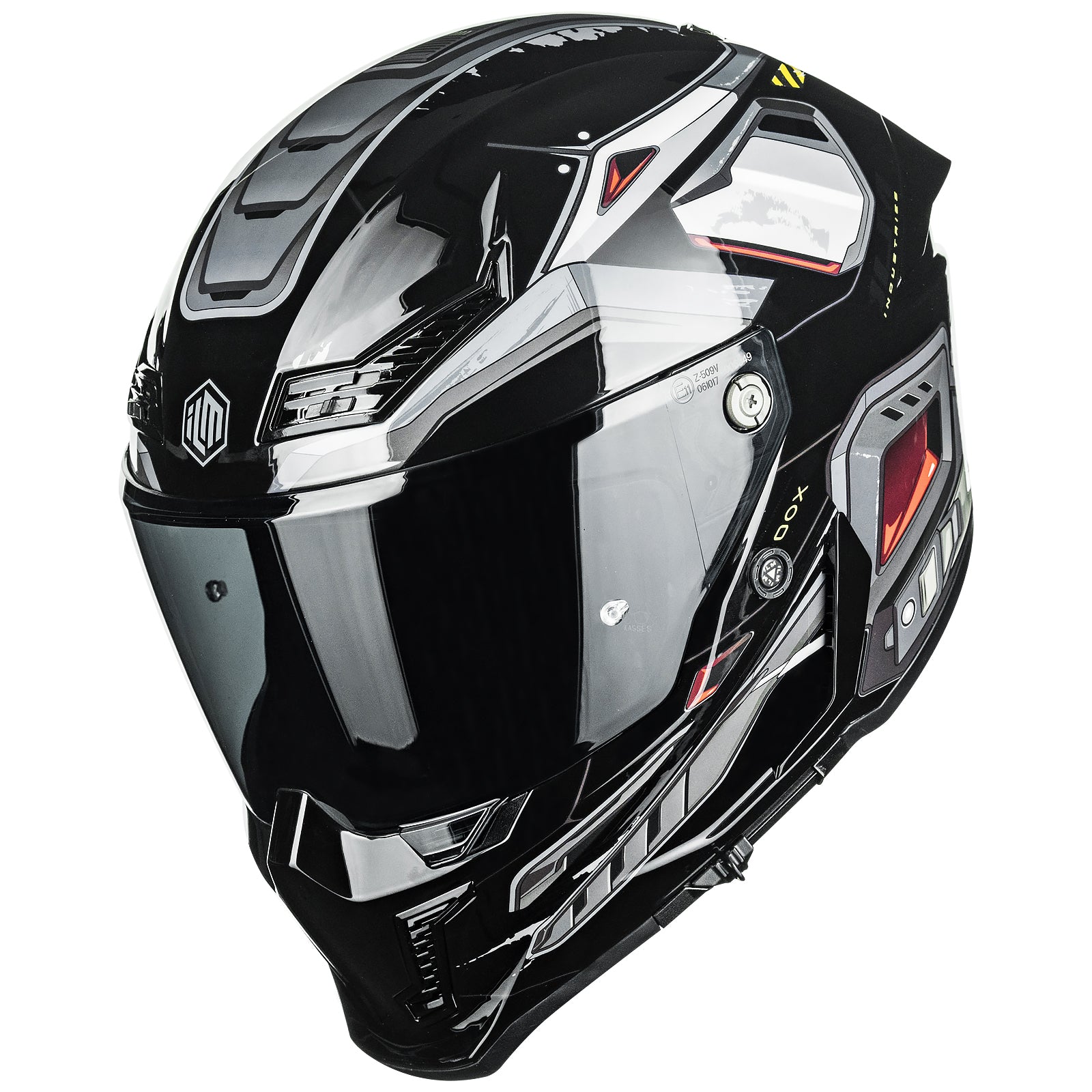 ILM Motorcycle Full Face Helmets DOT ECE Powersports Dual Visor Street Racing with Pinlock Cascos para Motos Model MF509 Pro