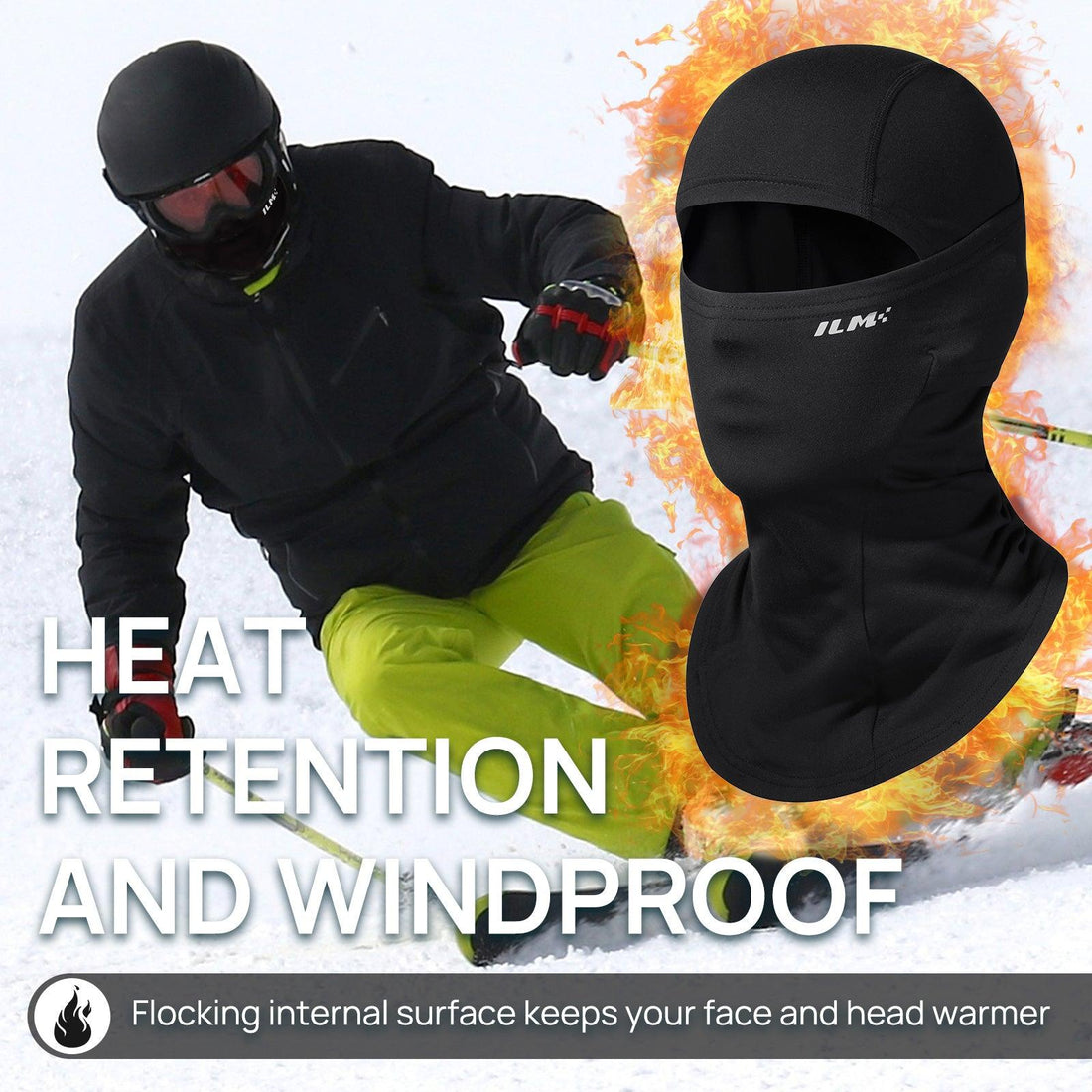 ILM Motorcycle Balaclava Face Mask Model FM01