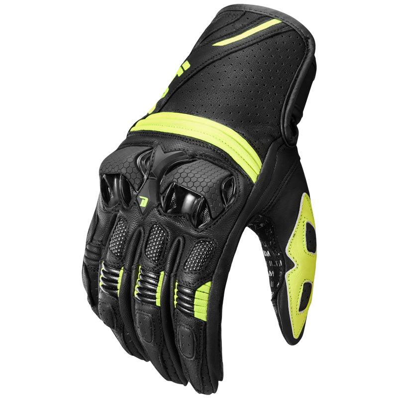 ILM Motorcycle Leather Gloves Breathable Riding Motocross Gloves Model GL3 - ILM