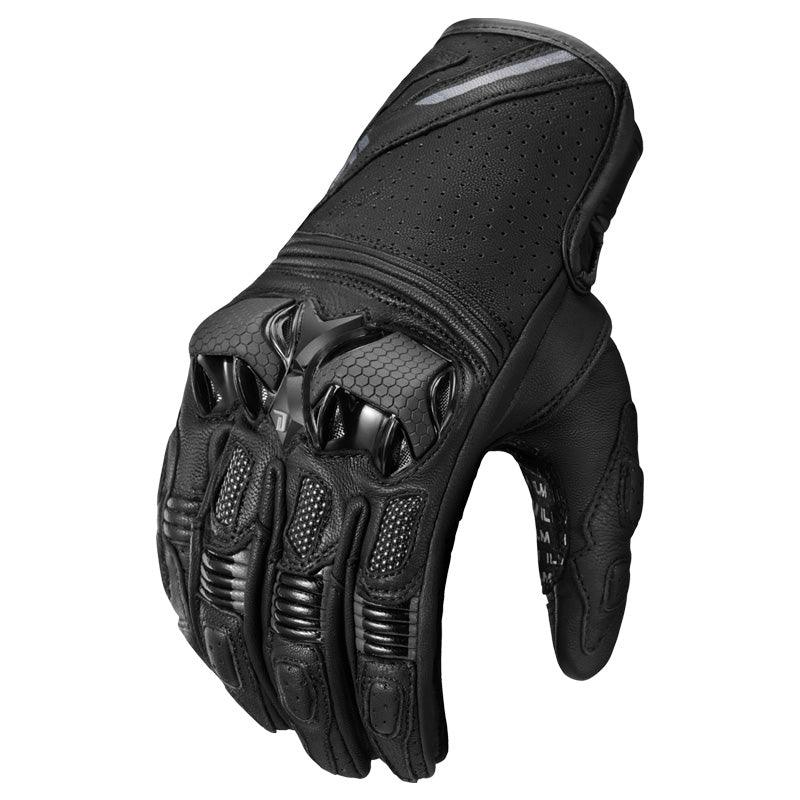 ILM Motorcycle Leather Gloves Breathable Riding Motocross Gloves Model GL3 - ILM