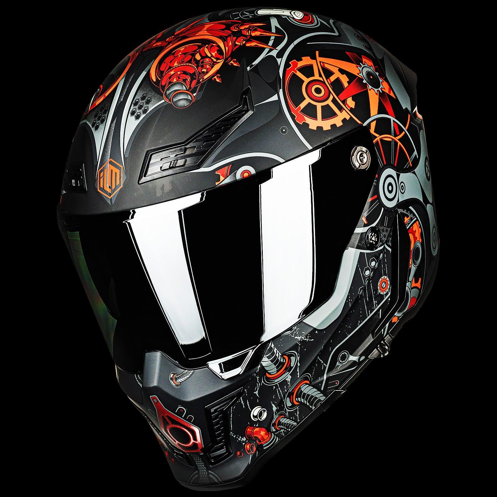 ILM Full Face Motorcycle Helmets Racing Helmet Model MF509 - ILM