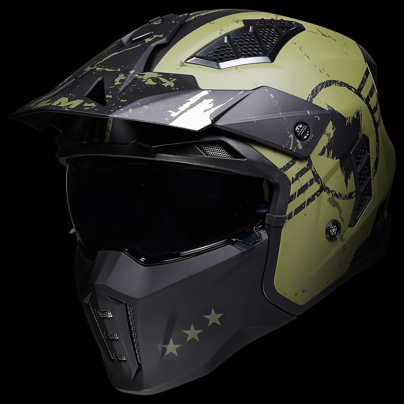 ILM Open Face Motorcycle 3/4 Half Helmet Model Z302 - ILM