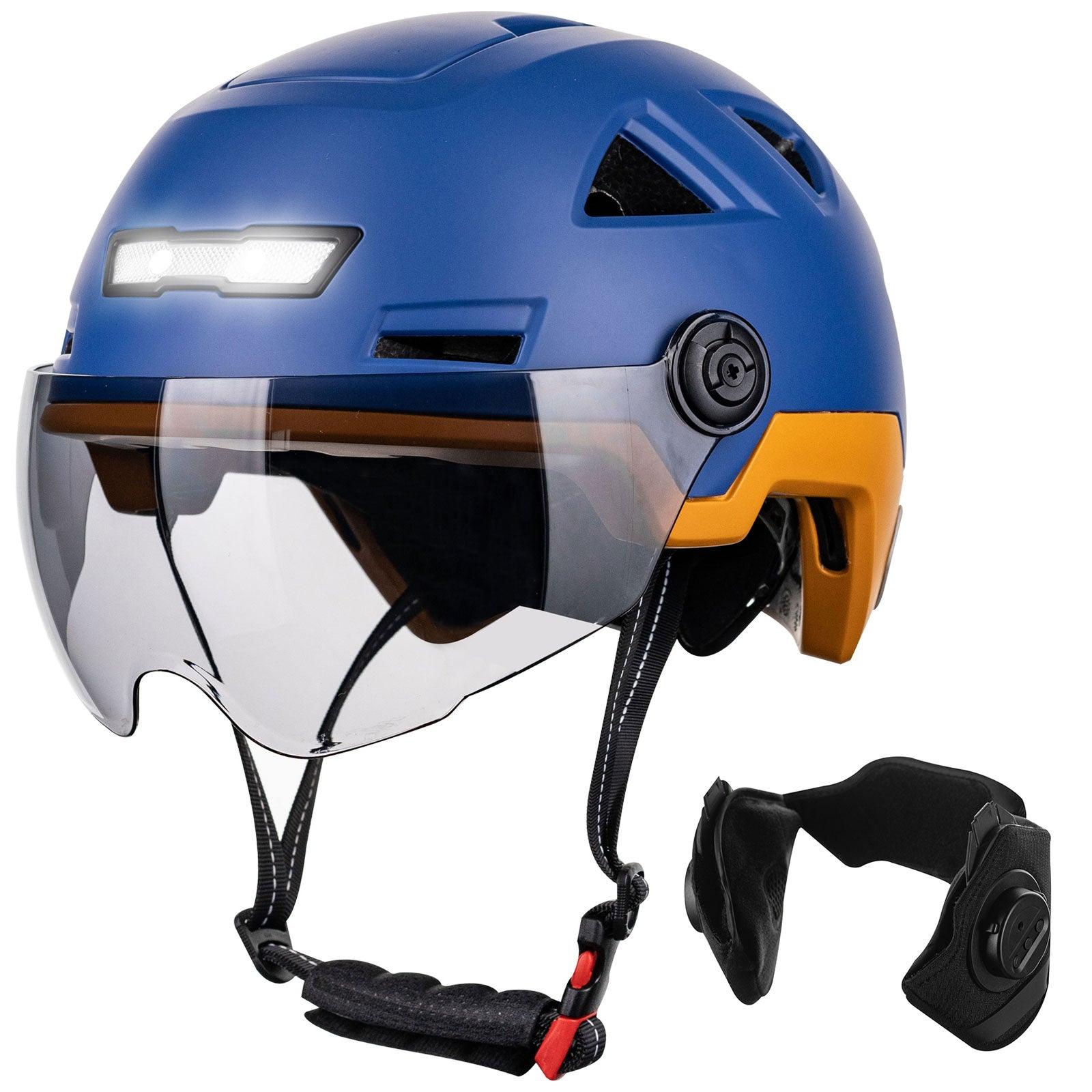 ILM Smart Adult Bike Helmet Model E3-12LS and Bluetooth Ear Pad - ILM