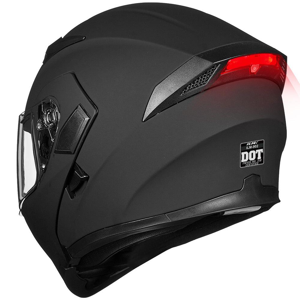 ILM Motorcycle Modular Full Face Helmet Model 902LED - ILM