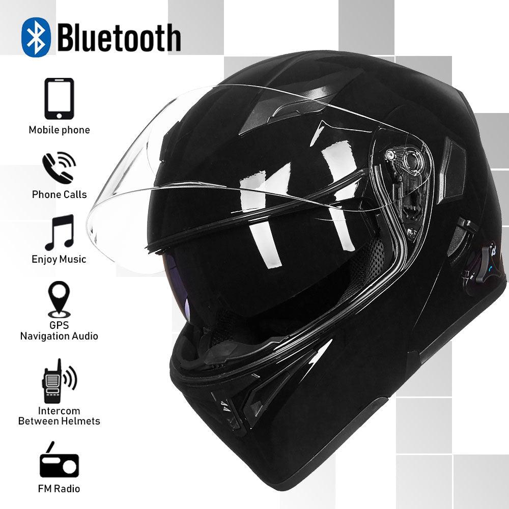 ILM Modular Flip up Full Face Bluetooth Motorcycle Helmet Model 902BT - ILM